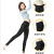 Thickened Fleece-Lined Glossy Warm-Keeping Pants Super Soft High Elastic Stirrup Leggings Slimming High Waist Belly Contracting Base Shiny Pants
