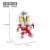 Pan Luo Si Building Blocks Q Version Ultraman Doll Toy Doll Egg Compatible with Lego Children's DIY Assembled Intelligence Toy Product