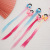 Wholesale Children's Wig Color Braid Girl Gradient Twist Braid Hair Accessory for Ponytail Butterfly Headwear Hair Ring