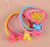 Children's Rubber Band 50 Kid Cartoon Candy Color Beads Korean Style Headband Hair Ring