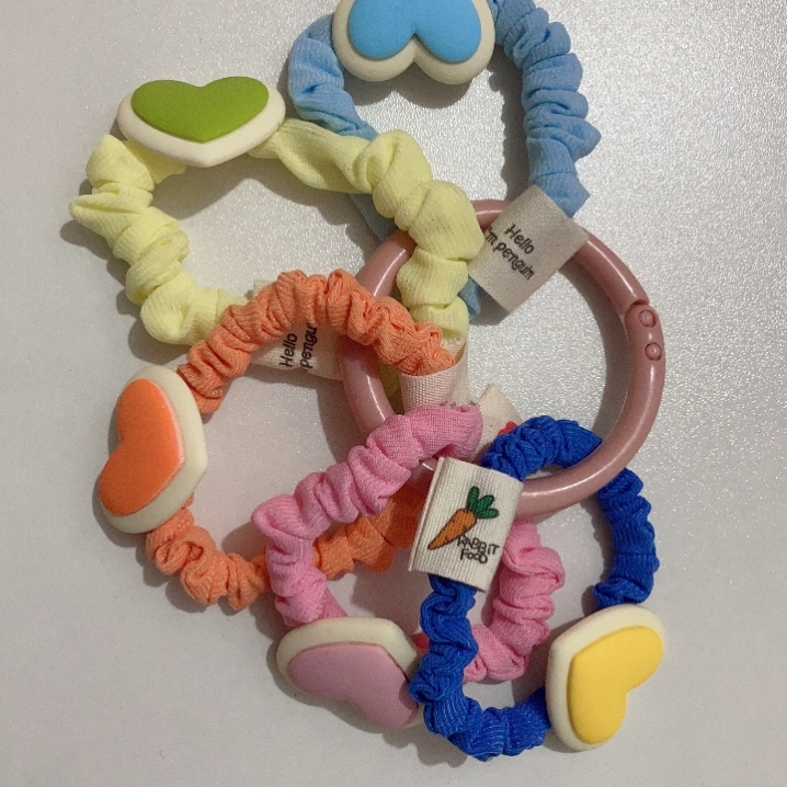 一次性橡皮筋，头饰