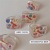 Style Transparent White Cartoon Cartoon Resin Ring Homemade Smiley Face Crystal Color Block Ring Jewelry Wholesale