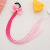 Wholesale Children's Wig Color Braid Girl Gradient Twist Braid Hair Accessory for Ponytail Butterfly Headwear Hair Ring