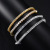 Chain 3mm4mm5mm Zircon Necklace Tennis Chain European and American Bracelets Single Row Necklace Hip Hop Ear Accessories