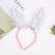 Gold Silk Luminous Rabbit Ears Hair Hoop Feather Plush with Light Headband Night Market Promotional Gifts Stall Toys