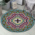 Spot New 3D Printing Ethnic Style Carpet Living Room Coffee Table round Blanket Bedroom Bedside Blanket Computer Chair Cushion Wholesale