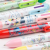 Cartoon Ten-Color Press Multi-Functional Student Press-Type Colorful Ten-Color One Hand Account Special Retractable Ballpoint Pen