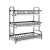 Household Three-Layer Iron Pipe Paint Storage Dish Rack Simple Combination Dish Rack Table Vertical Combination Dish Rack