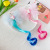 Children's Cartoon Unicorn Colorful Wig Hair Rope Headdress Girls Baby Bow Hair Clip Princess Hair Braid Accessories
