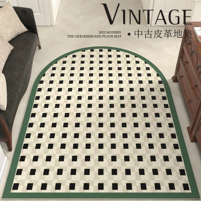 Shida Leather Floor Mat Door Mat Door Mat Door Waterproof Floor Mats PVC Door Non-Slip Entrance Carpet