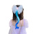 Children's Cartoon Unicorn Colorful Wig Hair Rope Headdress Girls Baby Bow Hair Clip Princess Hair Braid Accessories