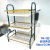 Household Three-Layer Iron Pipe Paint Storage Dish Rack Simple Combination Dish Rack Table Vertical Combination Dish Rack