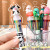 Student Ten-Color Ballpoint Pen Cartoon Cute Press Multi-Color Multi-Functional Color Pencil Gift Prizes Stationery Wholesale