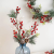  Christmas Garland Artificial Berry Plants Vine Green Red Berry Vine Garden Christmas Decoration Home Accessories Photo 