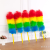 Factory Rainbow Feather DusterFlexible Plastic Feather Duster Korean Handle Dust Remove Brush Electrostatic Dust Removal