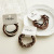 5-Pack Milk Coffee Color Braid Simple Hair Band 2022 New Korean Hair Accessories Hair Friendly String Rubber Band Thick