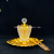 Hot Selling Online Shop 2022 Simple Glass Metal Censer Set Transparent Crystal Incense Burner Bakuoor