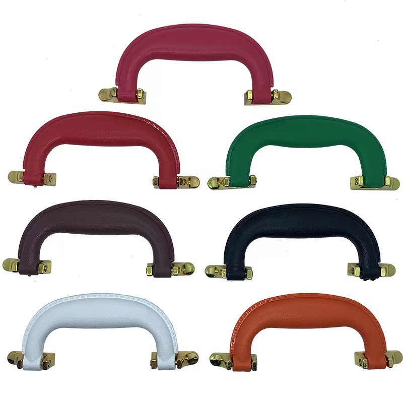 酒盒提手交房箱拎手色卡箱皮革把手首饰盒包装盒塑料拉手皮箱提手