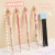 Peach Propelling Pencil Student 0.5mm Constant Lead Cartoon Cute Girl Children Learning Stationery Supplies