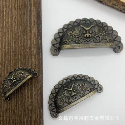 Medical Cabinet Handle Antique Drawer Semicircle Zinc Alloy Shell Handle Semicircle Handle Faucet Handle Pull Ring