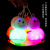 with Rope Luminous Hairy Ball Colorful Flash Ball Children's Small Toys Wholesale Square Stall Night Market Hot Supply