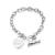 Love Stainless Steel Jewelry Personality All-Match Jewelry OT Buckle Popular Titanium Steel Brace Lace Bracelet Female