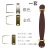 Factory Direct Sales Production High And Low PU Leather Oil Edge Gift Box Handbag Strap Box Decoration Handle