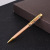 New Gold Foil Metal Ball Point Pen Liquid Ball Pen Crystal Pen Business Gift Pen Logo Wholesale
