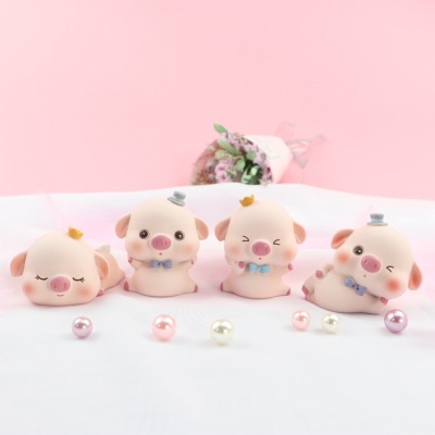 NIS Style Creative Cute Pet Pig Baking Cake Decoration Birthday Gift Car Car Interior Decoration Decoration