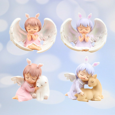 Internet Hot Girlish Angel Anne Baking Cake Topper Decoration Girls' Bedroom Children's Room Home Ornament Furnishing