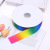 In Stock Wholesale 3.8mm Rainbow Gradient High Density Thread Belt Thermal Transfer Ribbon Cake Ribbon Handmade DIY Accessories