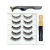 False Eyelashes Cross-Border Five Pairs Mixed Magnet Liquid Eyeliner Eyelash Set Customizable Wholesale