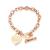 Love Stainless Steel Jewelry Personality All-Match Jewelry OT Buckle Popular Titanium Steel Brace Lace Bracelet Female