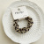 5-Pack Milk Coffee Color Braid Simple Hair Band 2022 New Korean Hair Accessories Hair Friendly String Rubber Band Thick