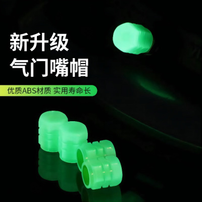 Car Tire Valve Luminous Gas Cap Nozzle with Car/Motorcycle/Electric/Bicycle/Vacuum Tire Pressure Nozzle