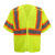 Reflective T-shirt Short Sleeve Safety Warning Work Clothes Breathable Mesh Large Pocket Multi-Color Reflective Vest