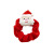 Christmas Cartoon Head Plush Large Intestine Velvet Circle Spot European and American Santa Claus Elk Plush Hair Ring Hair Accessories