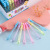 Mini Love Five-Pointed Star Bubble Wand Blow-Proof Bubble Water Colorful Children's Toys Portable with Bubble Wand