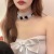 Korean Style Elegant Style Necklace All-Match Clavicle Chain Female Collar Student Necklace Black Lace Neck Accessories Neck Ring Chain