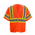 Reflective T-shirt Short Sleeve Safety Warning Work Clothes Breathable Mesh Large Pocket Multi-Color Reflective Vest