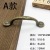 Antique Strip Zinc Alloy Handle Drawer Handle Cabinet Wardrobe Long Handle Hole Distance Factory Direct Sales