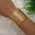 American Hot Street Shooting Punk Party Jewelry Multi-Layer Hollow-out Rigid Silk C- Type Open-Ended Bracelet Wholesale