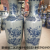 Jingdezhen Large Vase Floor Vase Hand Painted Blue and White Porcelain Vase Size Complete Crafts Ornaments