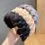 Natural Style All-Match Face Wash Hair Bands Female Twist Voile Woven Headband Not-Too-Tight Sweet Hair Fixer Hair Clip Headdress