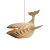 Japanese-Style Whale Chandelier Wooden Creative Dining Room/Living Room Bedroom Hot Pot Restaurant Lamp Special Decoration Fish Lamp Modeling Lamp