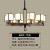 New Chinese Style Ceiling Lamp Zen Light Luxury New Lamp in the Living Room Simple Chinese Style Dining Room Bedroom Square Lamp Decoration