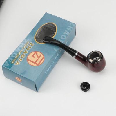 Manufacturers Supply Iron Pot Pipe Cigarette Cut Tobacco Dual-Purpose Resin Pipe Filter Smoking Set Pipe Set Wholesale