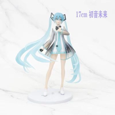 Cartoon Wholesale Miku Hatsune Singing Hatsune Modeling Pretty Girl Decoration Hand-Made Model