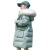 2022 New Children's down Jacket Girls' Mid-Length Western Style Wash-Free Medium and Big Children Glossy Thickened White Duck down Coat