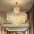 Duplex Building Chandelier Modern Minimalist Villa Crystal Lamp Light Luxury Hotel Lobby Light Hollow High Chandelier